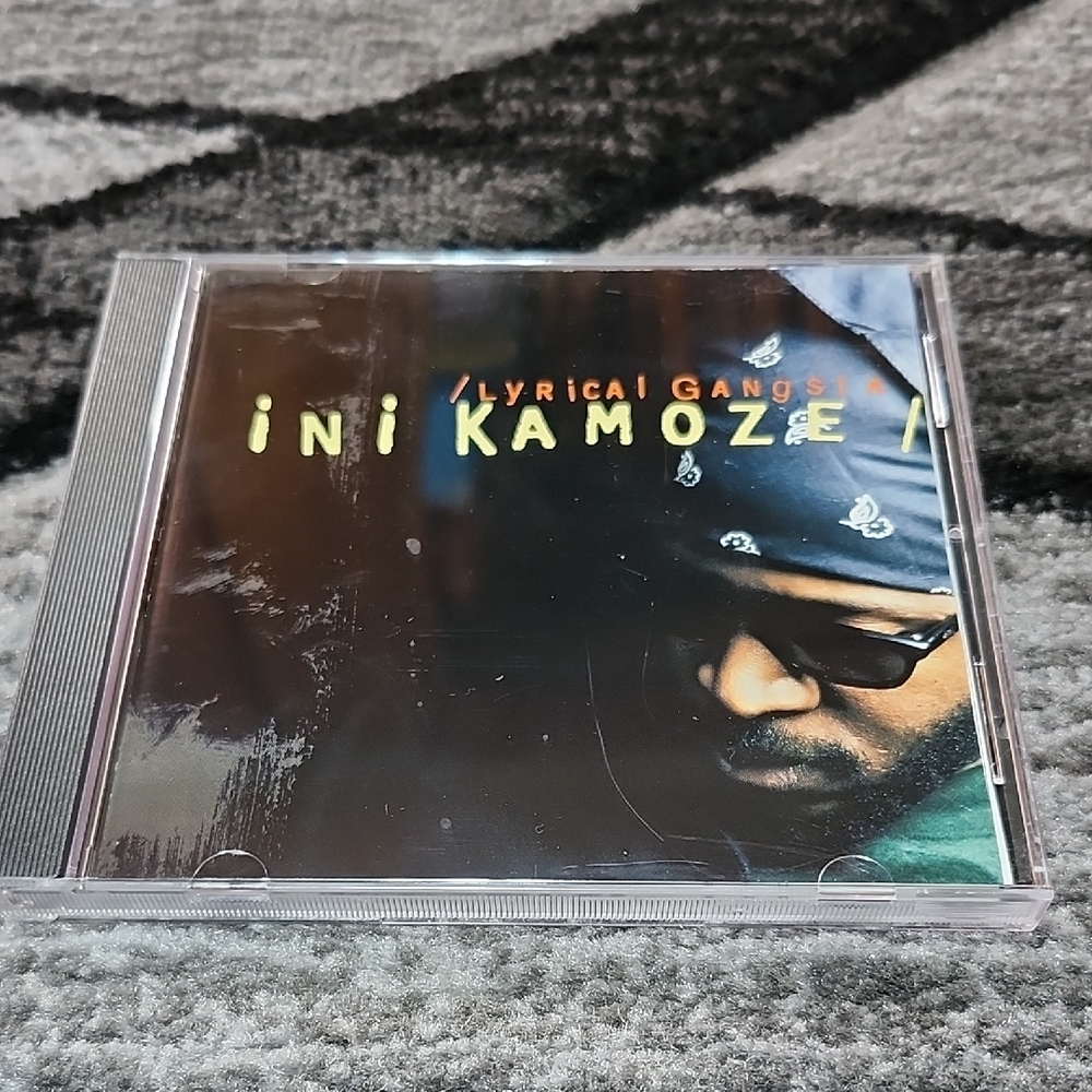 INI KAMOZE LYRICAL GANGSTA CD 1995 HIP-HOP REGGAE RAP